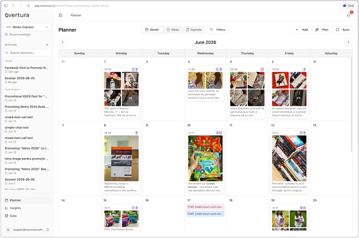 Content Planner screenshot